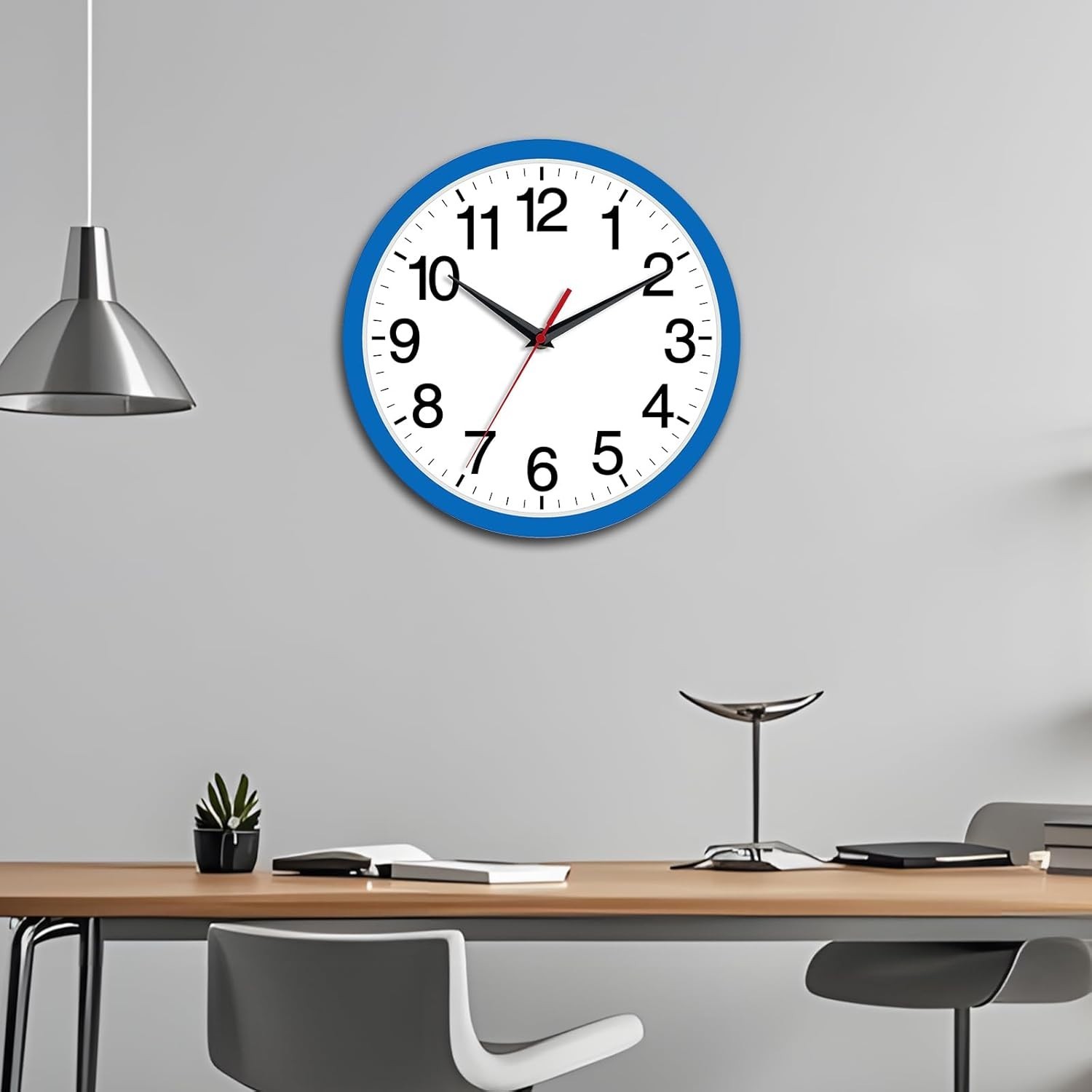 Versatile 8-Inch Battery Powered Silent Clock – Perfect Gift for All Occasions