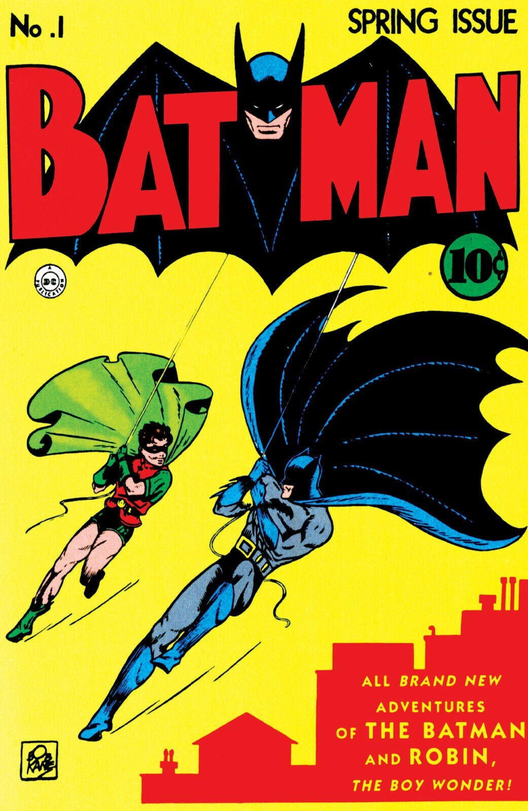 BATMAN #1 COMIC BOOK COVER Poster print 11″x17″ inches home art wall decor