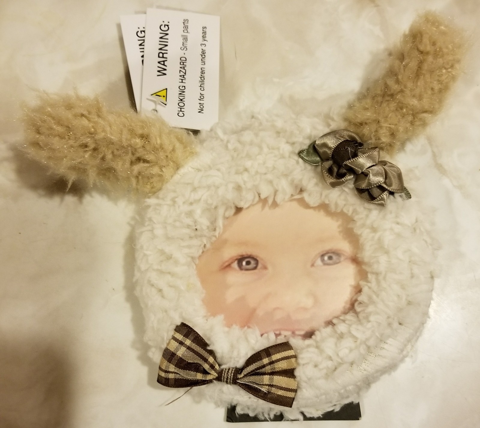 Swiss Colony Baby photo/picture frame. Cute Bunny Design. Unisex. Brand New!!