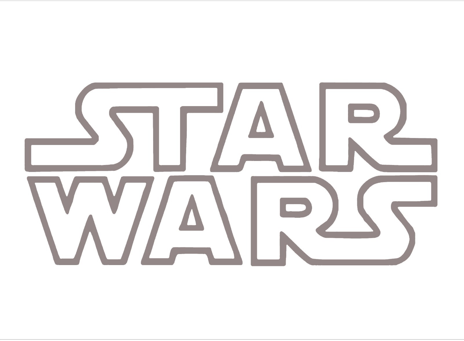 STAR WARS LOGO, Decal Stickers for Cars, Windows, Laptops, Wall, Tablets.
