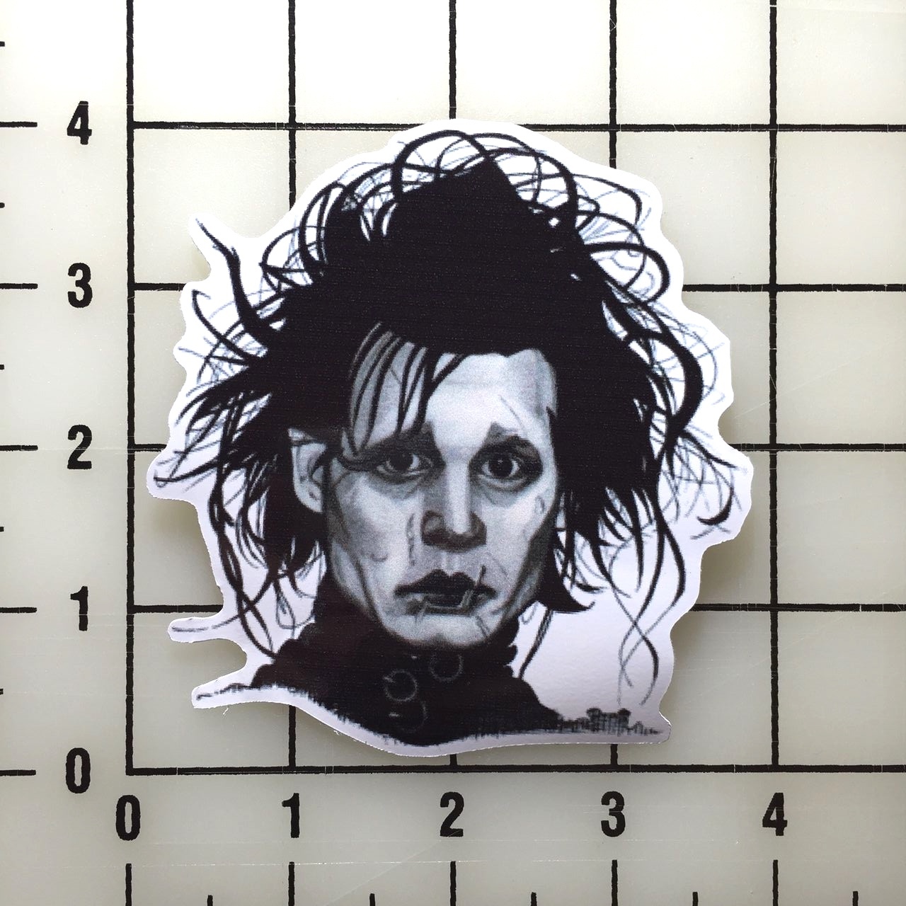 Edward Scissorhands 4″ Wide Color Vinyl Decal Sticker BOGO