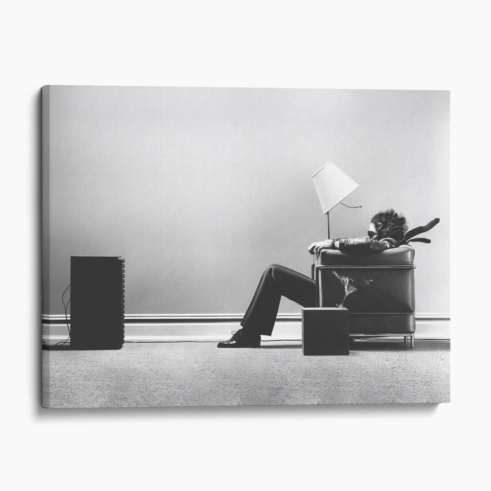 The Blown Away Guy Ad 1979 Speaker Tape 1970s Canvas Print Wall Art