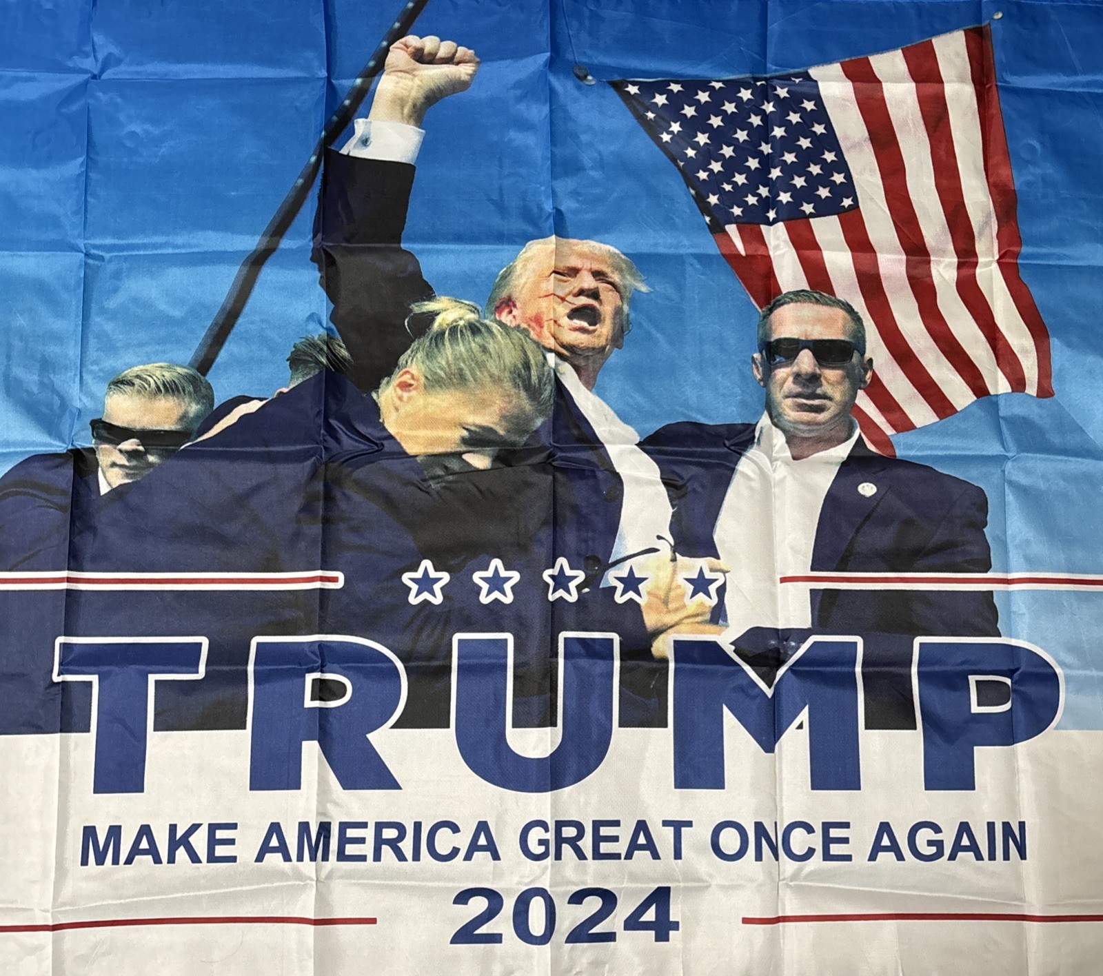 Donald Trump 2024 3’x5’ Flag Make America Great Once Again Wall Art Man Cave 250