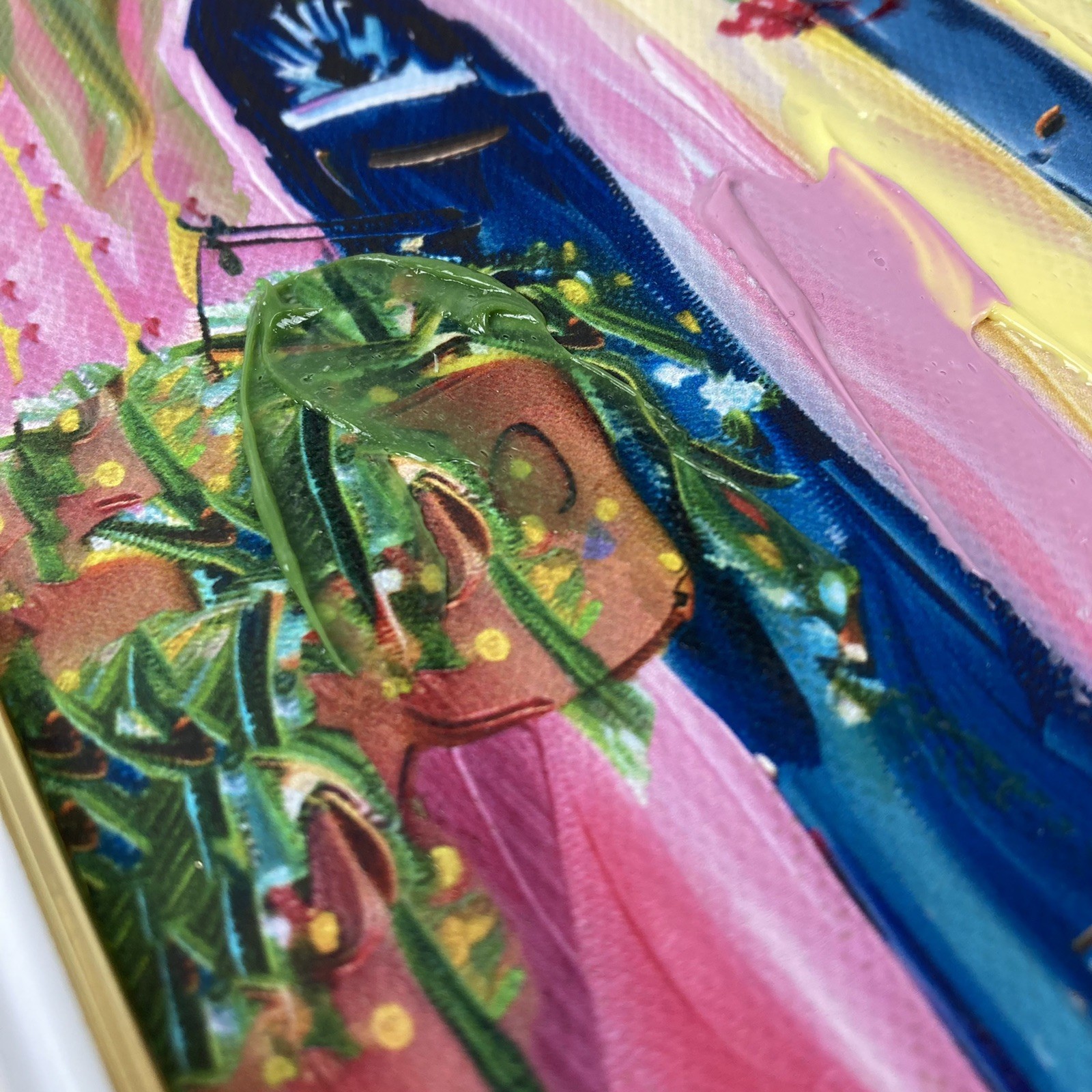 Art Remedy Colorful Streets Colorful Coastal Wall Art 11 x 14 Hand Embellished