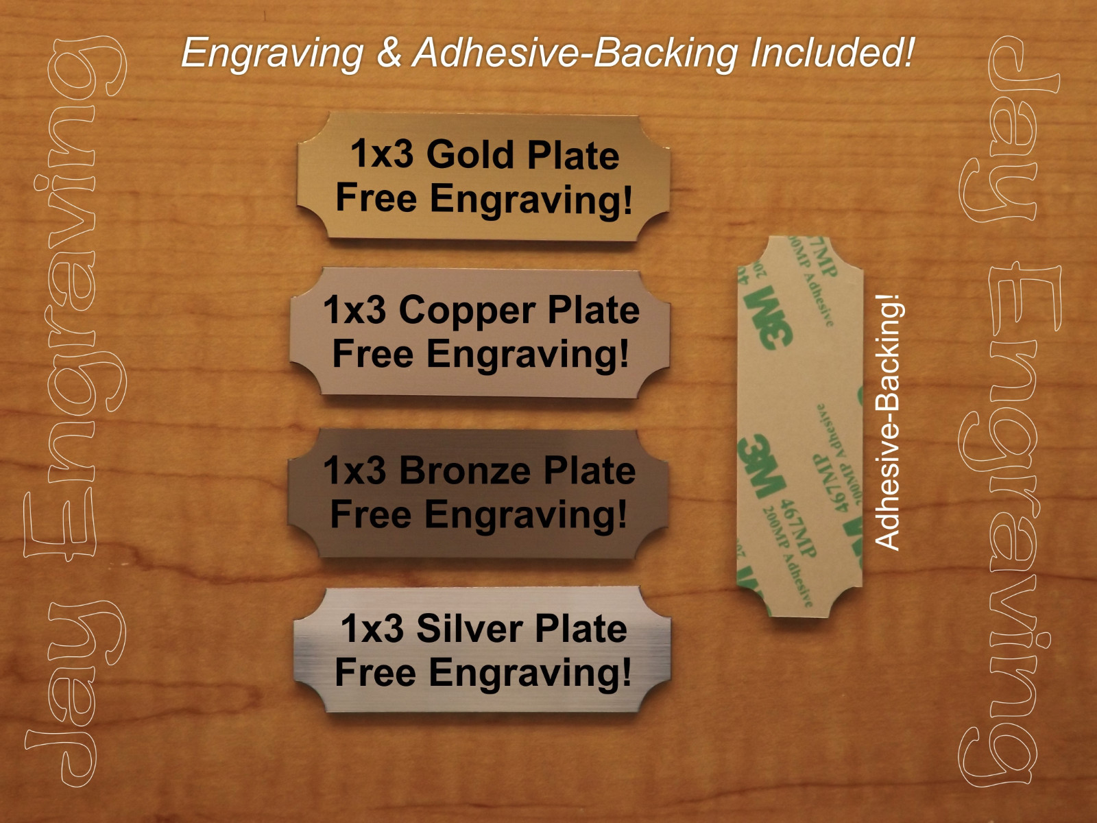 Personalized Engraved 1×3 Plaque  Sign Tag Artwork Urns Shadow Boxes Trophy USA