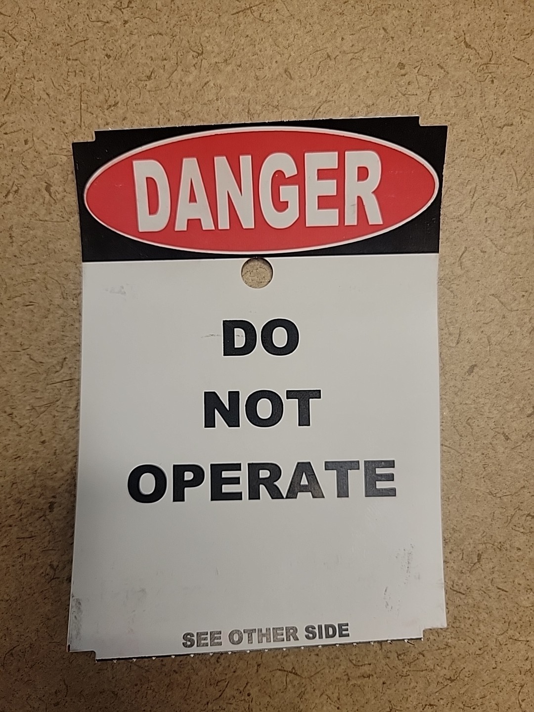 2 pack Danger Do Not Operate Safety tag 3 1/2″ x 5″