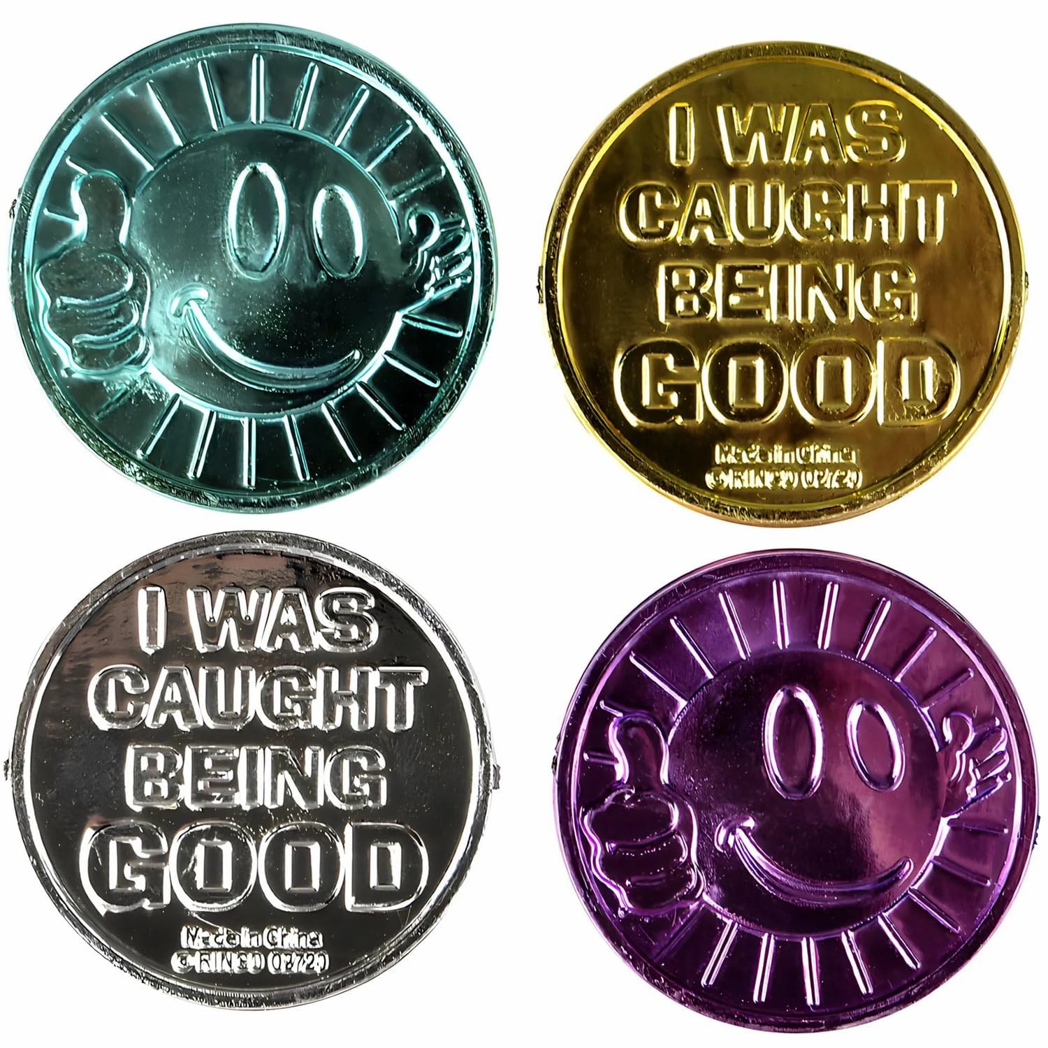 Caught Being Good Coins – Bulk Set of 144 Tokens – Classroom 1 1/4″, multi