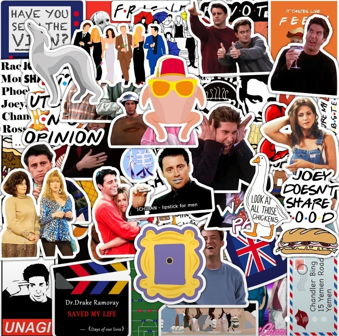 20 PCS Friends TV Show Stickers BRAND NEW