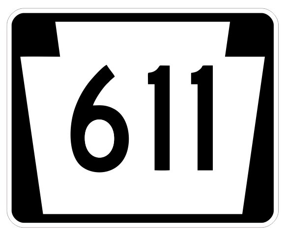 Pennsylvania State Route 611 PA Sign R7160 YOU CHOOSE SIZE
