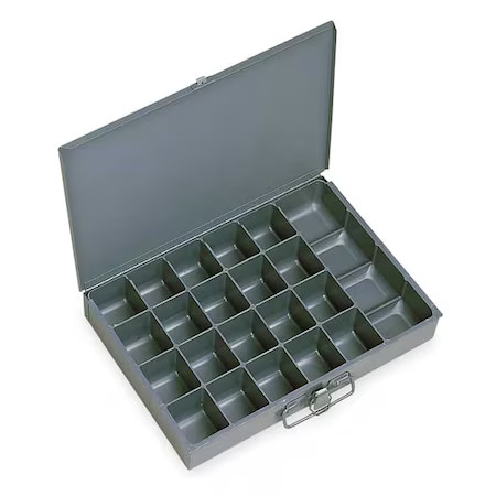Durham Mfg 204-95-D940 Steel, 21 Compartments, 9 7/8 In D X 2 1/8 In H X 13 5/8