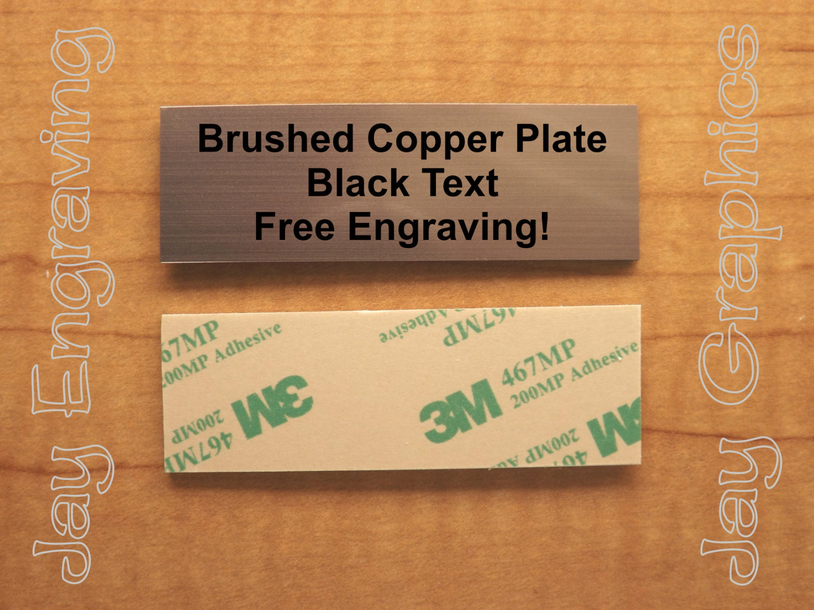 Engraved 1×3 Copper Tag Sign Plate | Trophy Plaque Pet Urn Memory of Keepsake