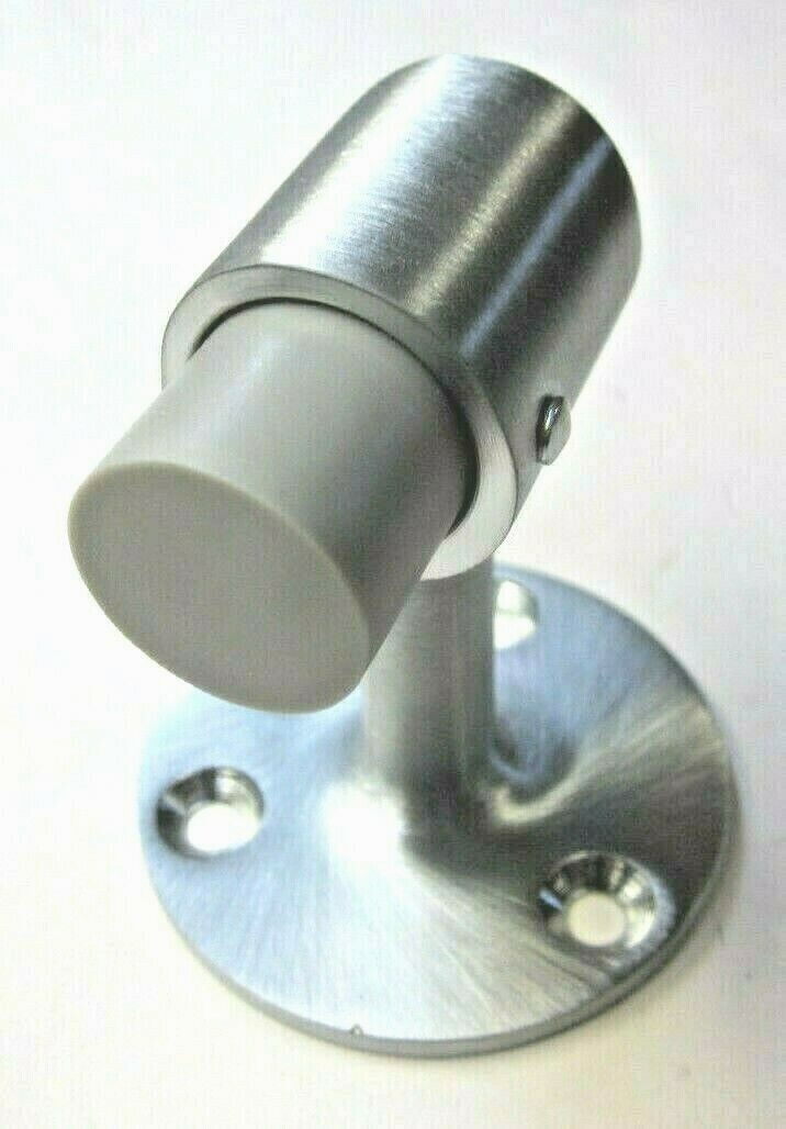 Rockwood 470 Floor Mount 3″ Satin Chrome Door Stop Bumper DuraFlex High Quality