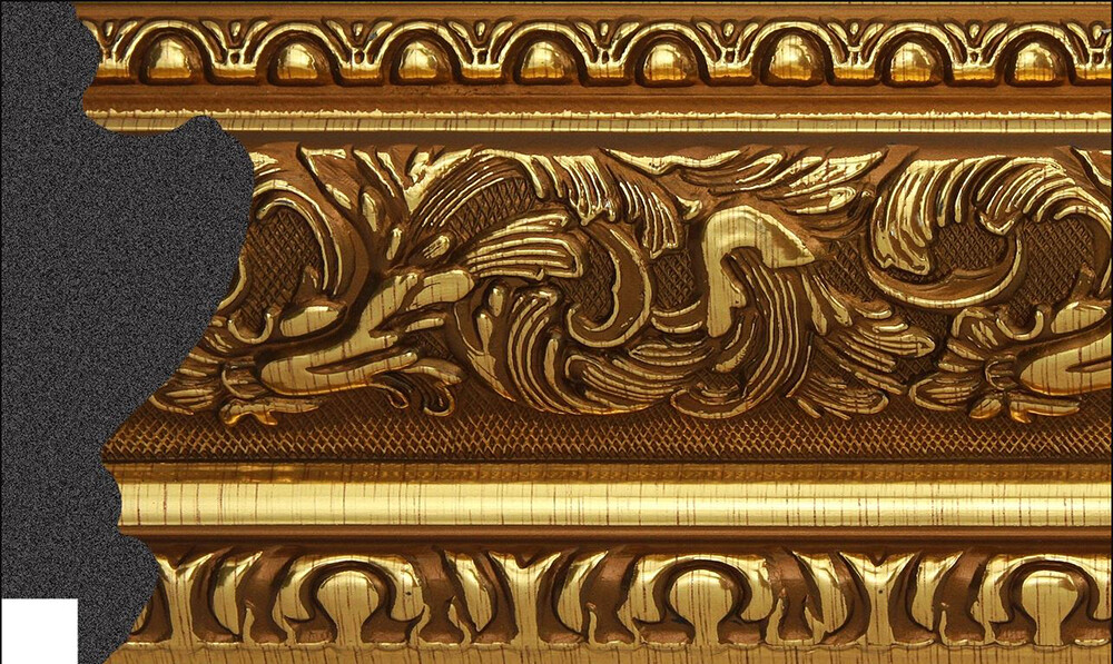 3-1/2″ Gold Ornate Picture Frame 11×14 12×18 16×20 24×36 30×40 36×36 + 3348-A897
