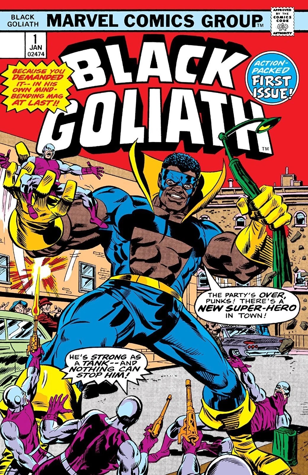 BLACK GOLIATH #1 COMIC book COVER Poster print 11″x17″ inches home wall decor