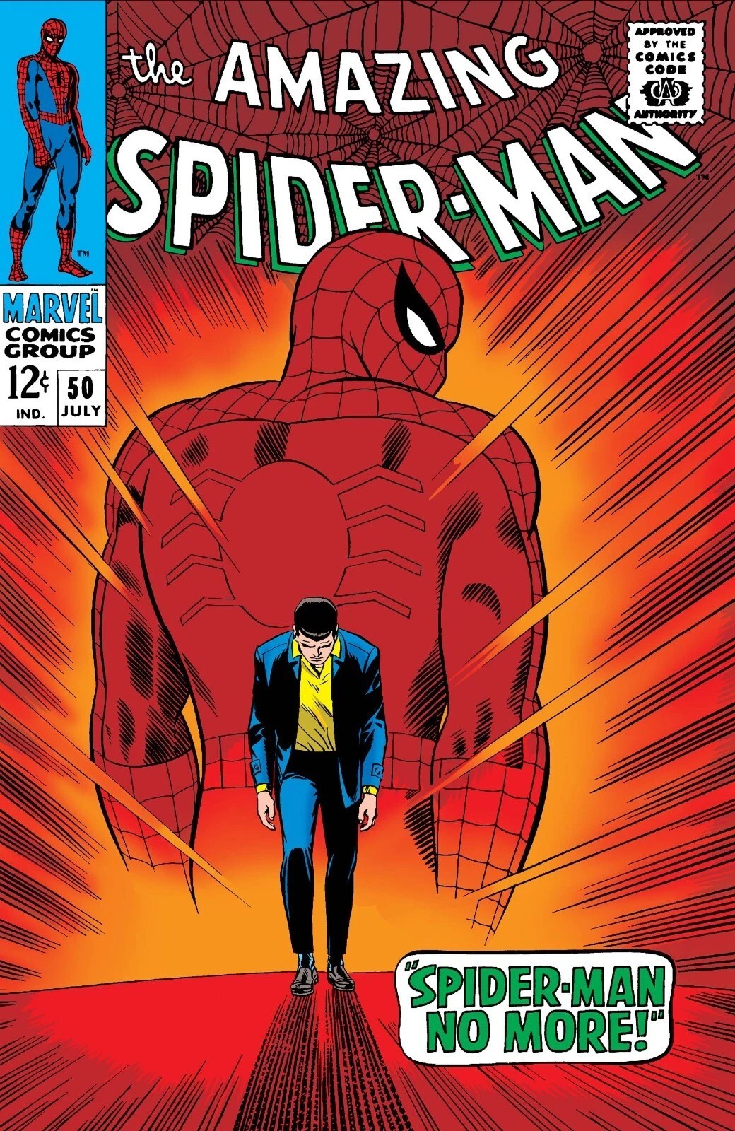 AMAZING SPIDER-MAN #50 COMIC BOOK COVER Poster print 11″x17″ inches