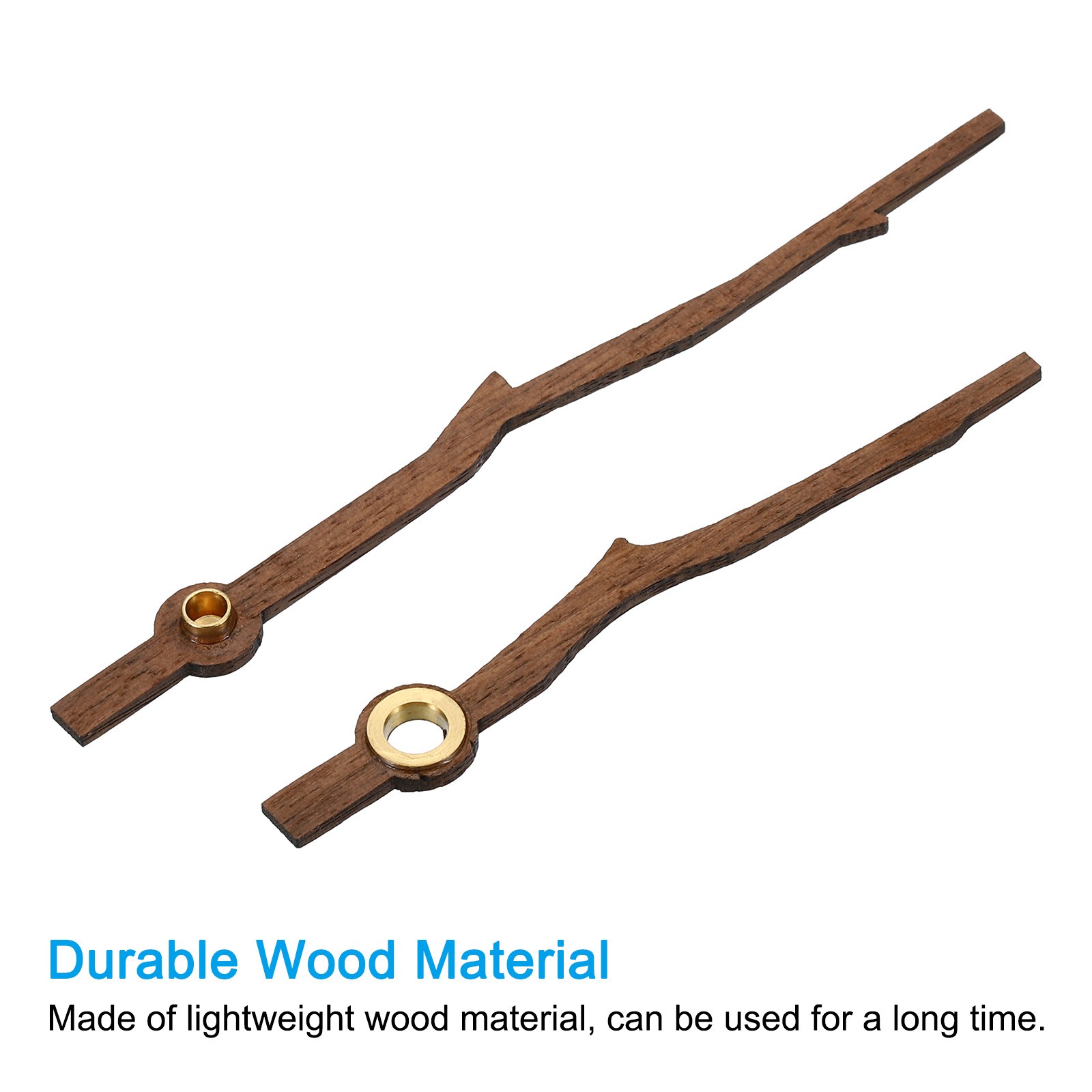 Clock Hands Kit, 3 Set Wooden Mechanism Clock Hand Parts for 10 Inch Clock, G1