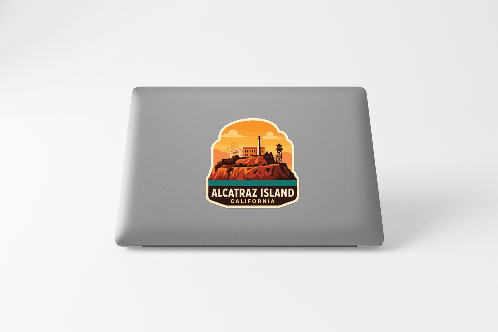 Alcatraz Island California Sticker Decal Vinyl Die-Cut Symbolic Landmark Design