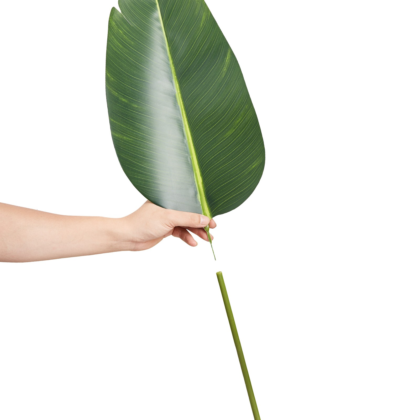 VEVOR 5 FT Artificial Birds Of Paradise Tree Green Faux Lifelike Fake Plant