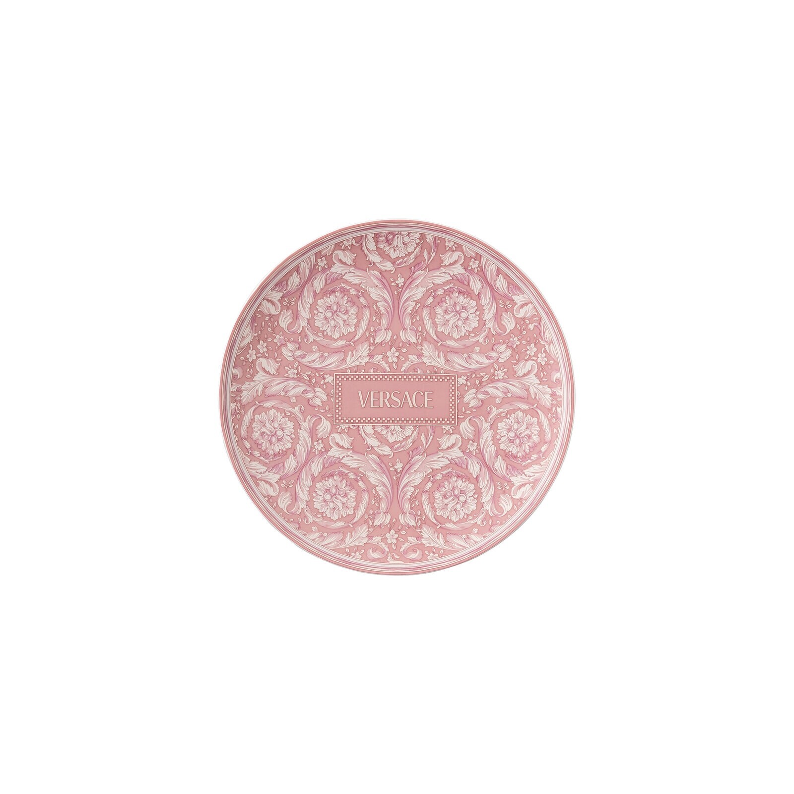 Versace Rosenthal – 17Cm Barocco Pink Plate – 17Cm Bread Plate