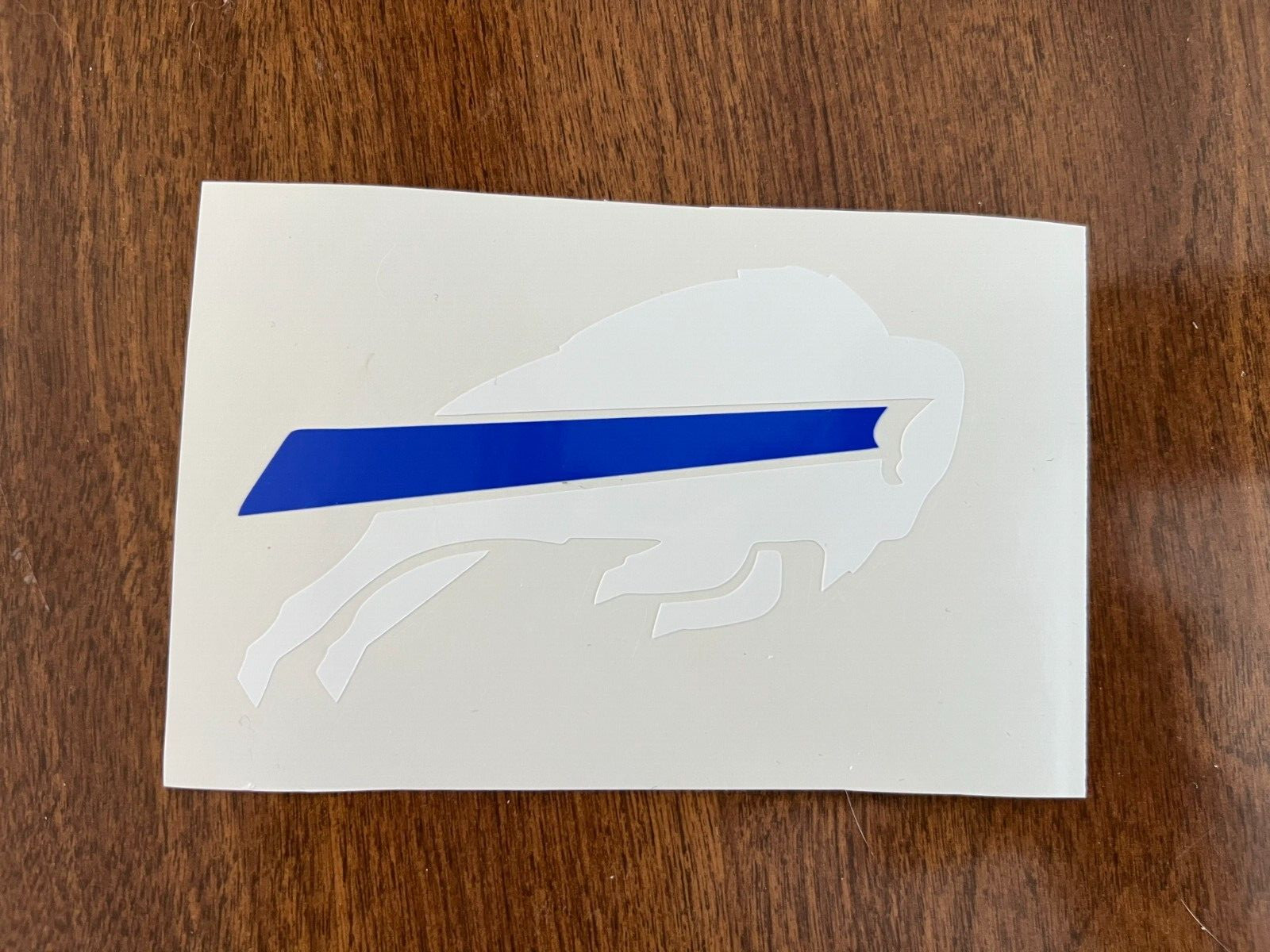Buffalo Bills Logo Vinyl Solid 2 color- 3 Versions – Sticker for Car, Window,