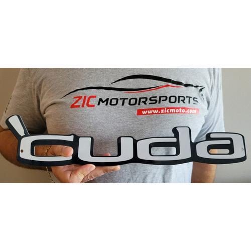 1970-1974 Plymouth ”CUDA” Script Steel Sign