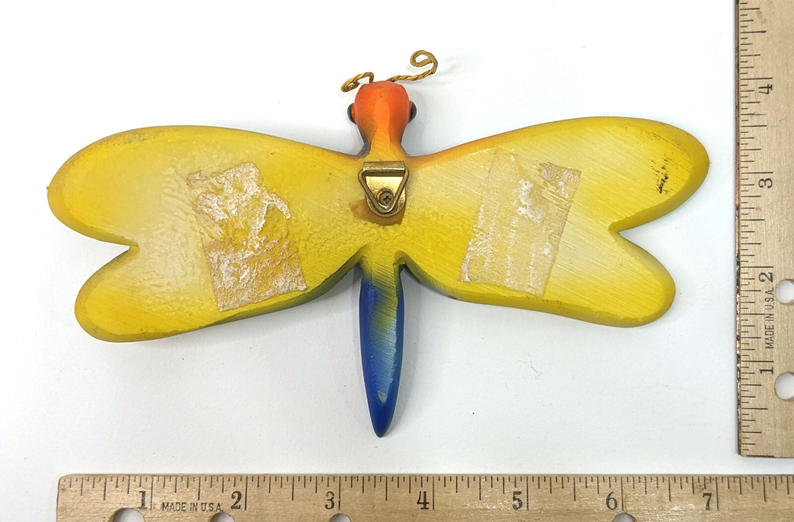 Butterflies (5-½ x 4”) & Dragonfly (7 x 4”) 3 pc Lot Resin Wall Hanging Decor