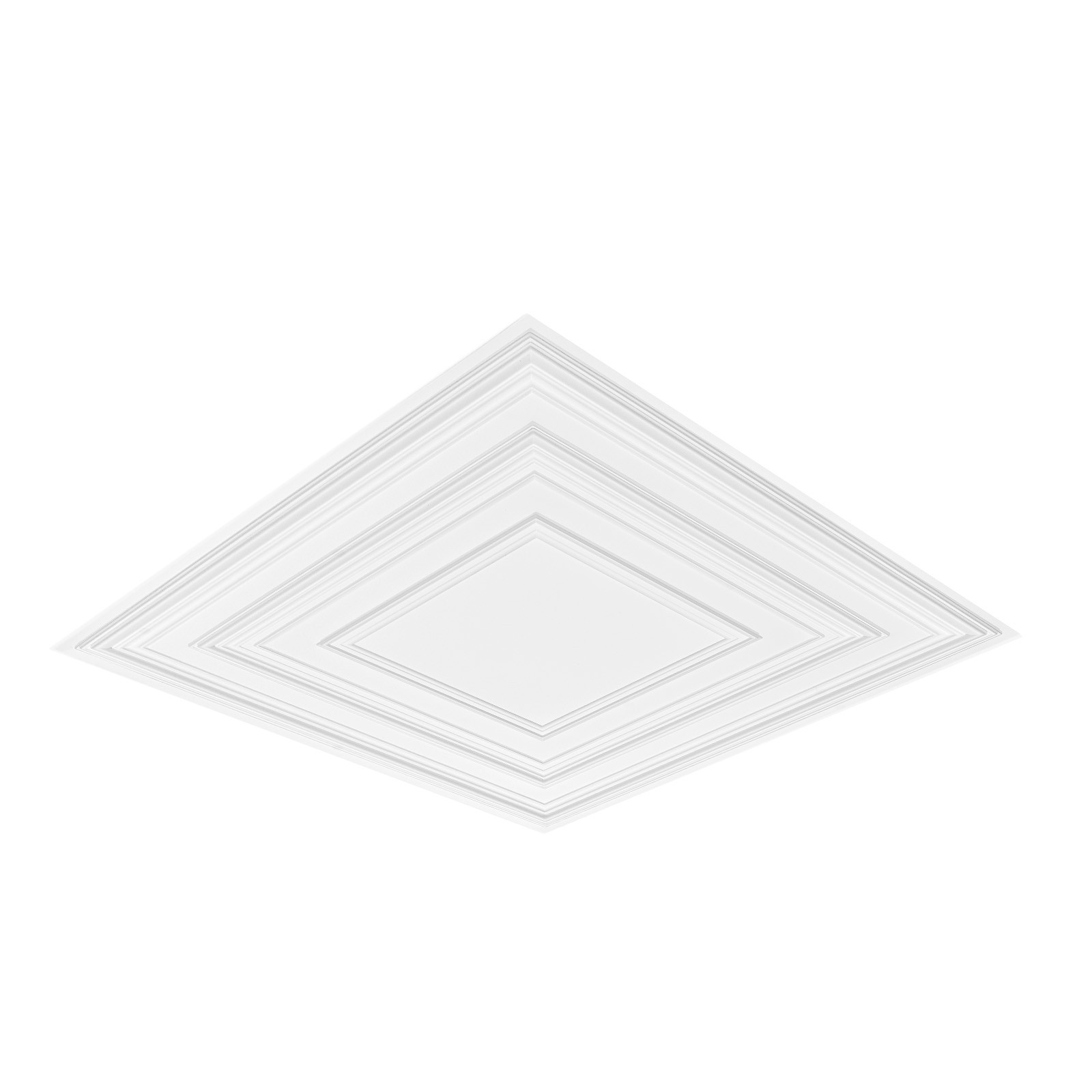 VEVOR Ceiling Tiles 12-Pack 24 x 24 in PVC Easy Installation White Peg Pattern