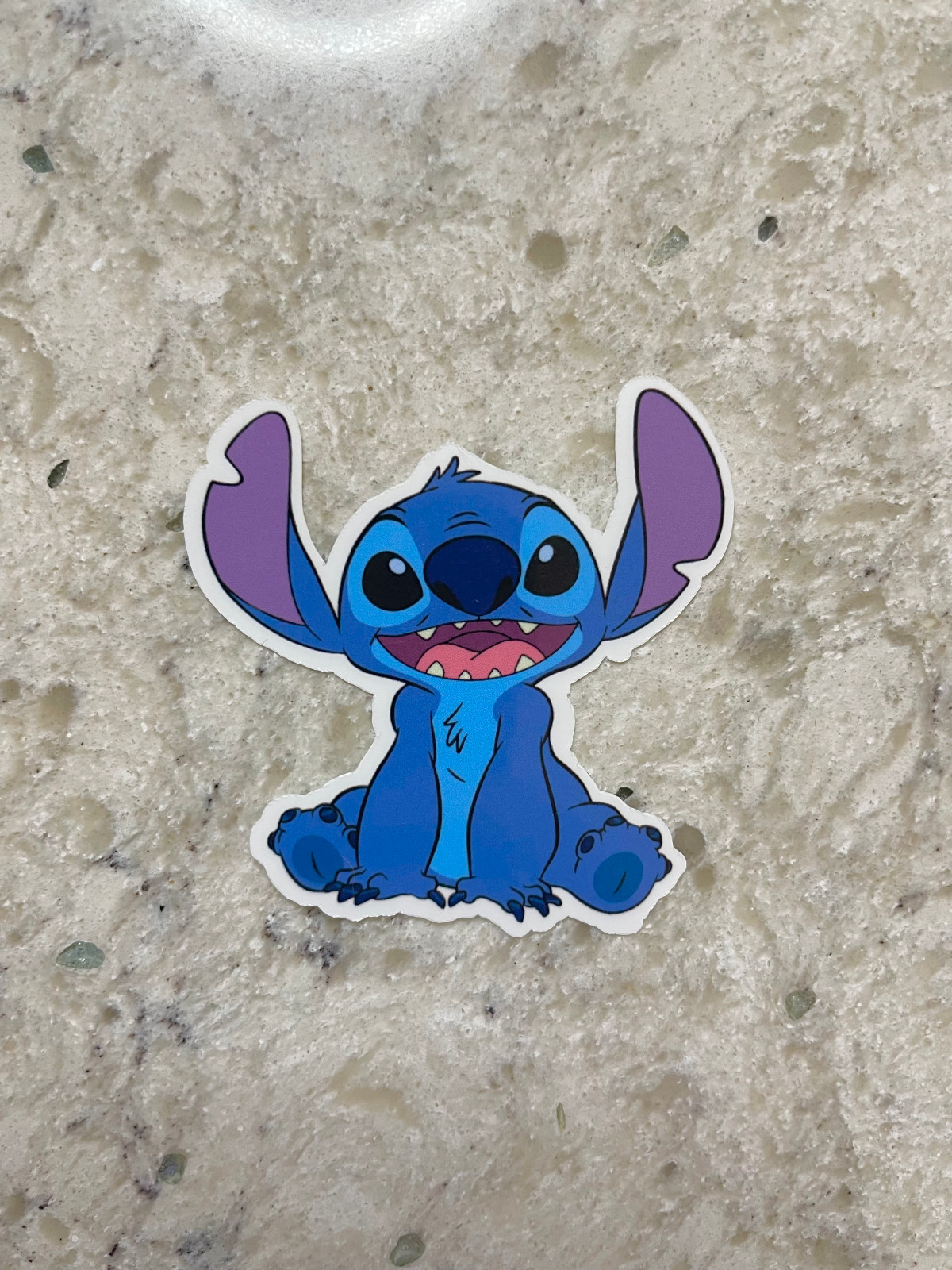Stitch Sticker l Gloss or Holographic Laminate l Waterproof Decal