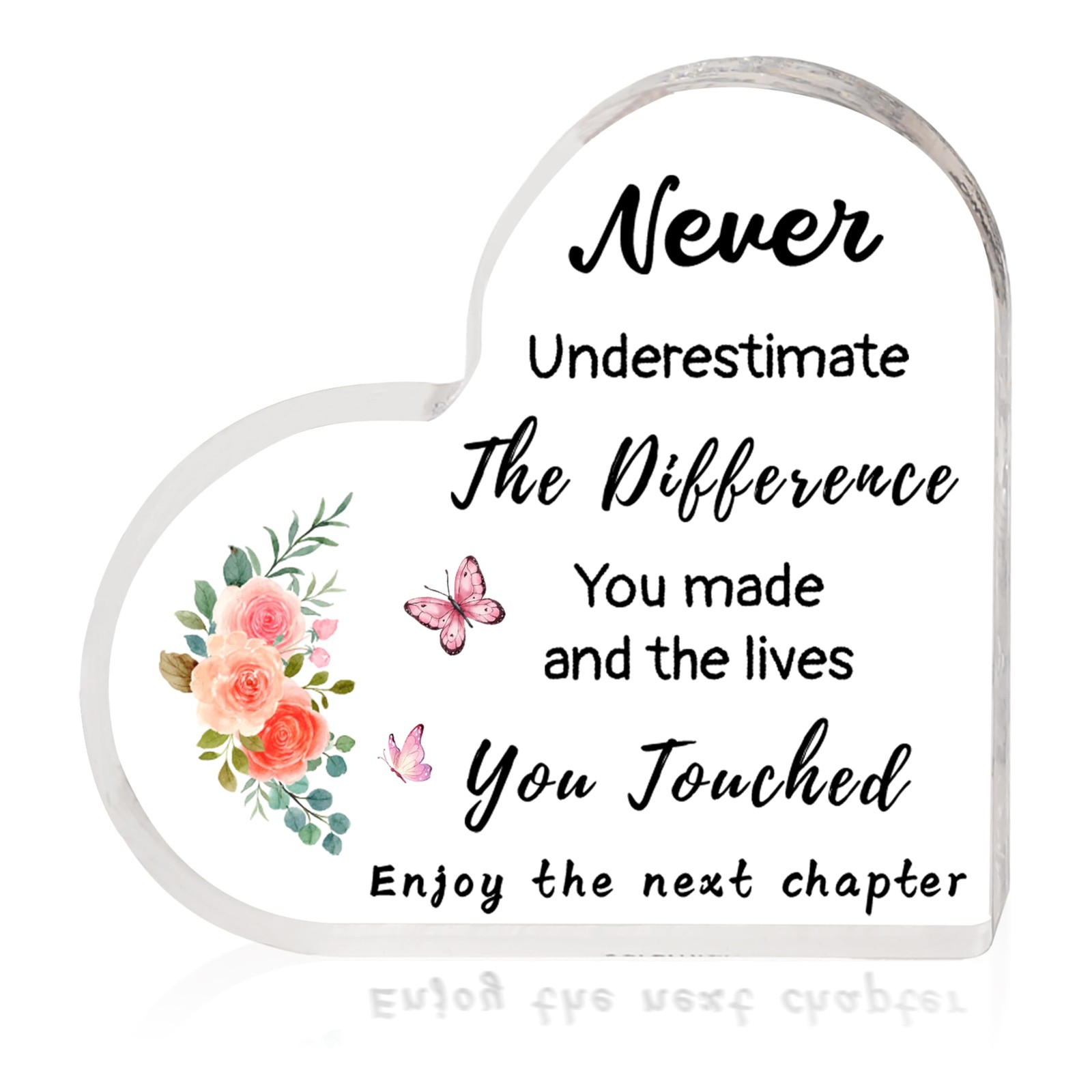 Retirement Gift for Woman Thank You Gifts Acrylic Plaque Decorative Sign Goi…