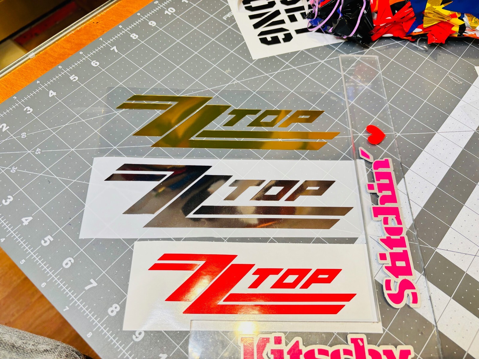 ZZ Top Vinyl Decal – Many Sizes & Colors FREE Ship + Buy 2 Get 1 FREE