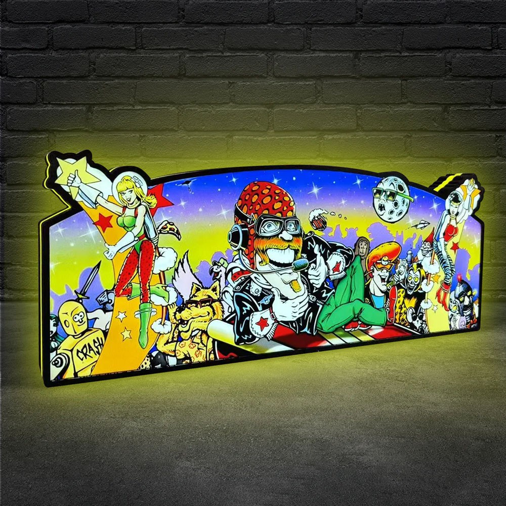 DR Dude Pinball Topper LED Lightbox 3D Printed Lightbox Rock Your Game