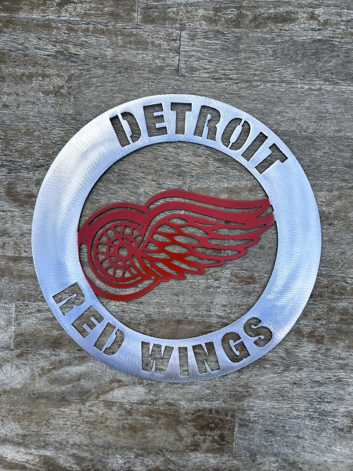Michigan Sports Teams Metal Art 16 Gauge Steel, 16×16” Round Set Of 6