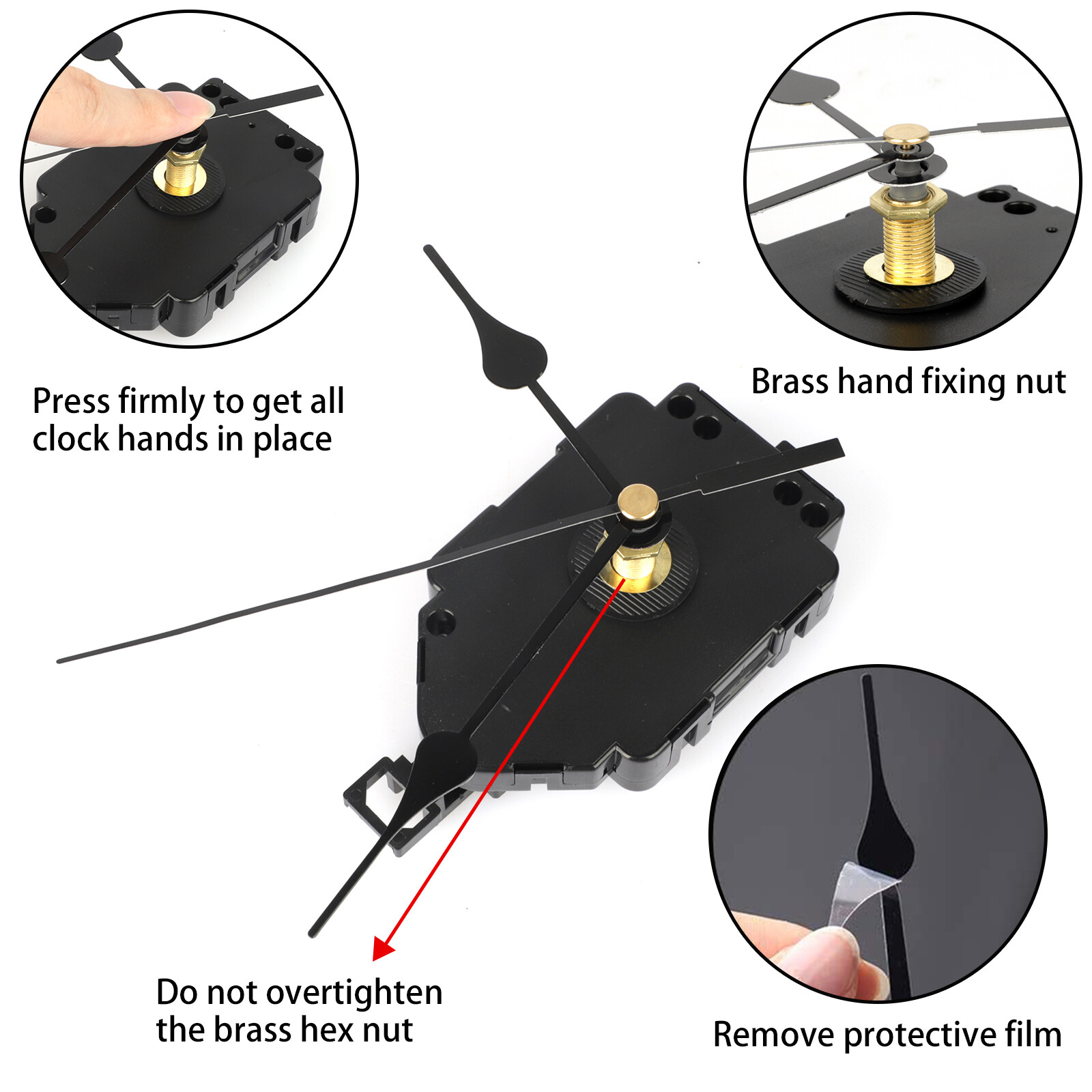 Quartz Wall Clock Pendulum Swing Movements Mechanism DIY Kits Chime Repair Parts