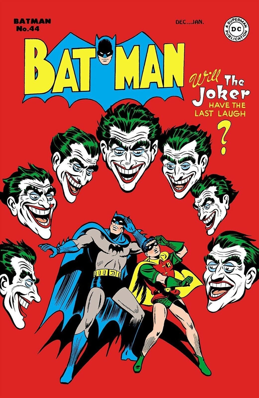 BATMAN #44 COMIC BOOK COVER Poster print 11″x17″ inches home art wall decor