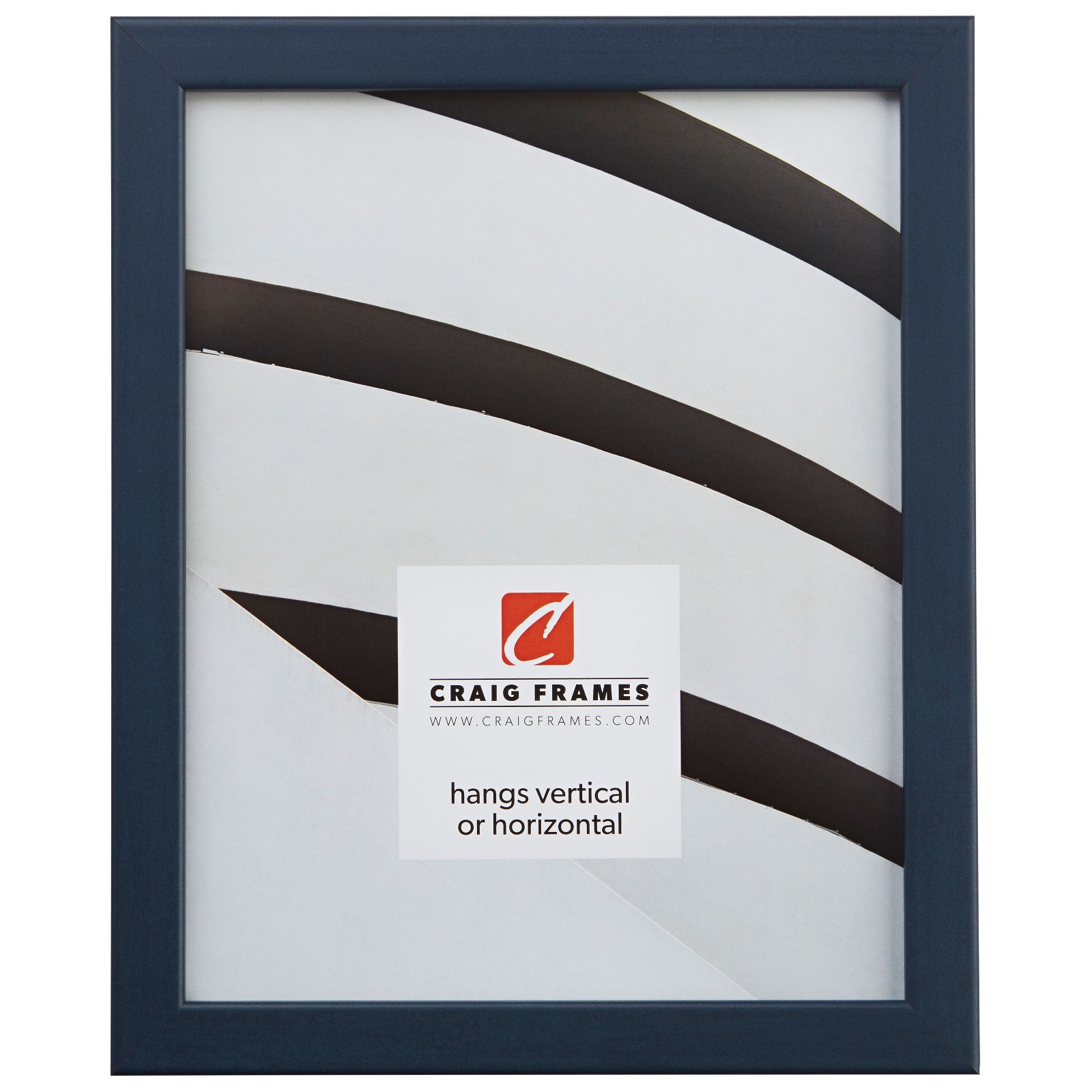 Craig Frames Colori, 0.80″ Modern Dark Blue Picture Frame