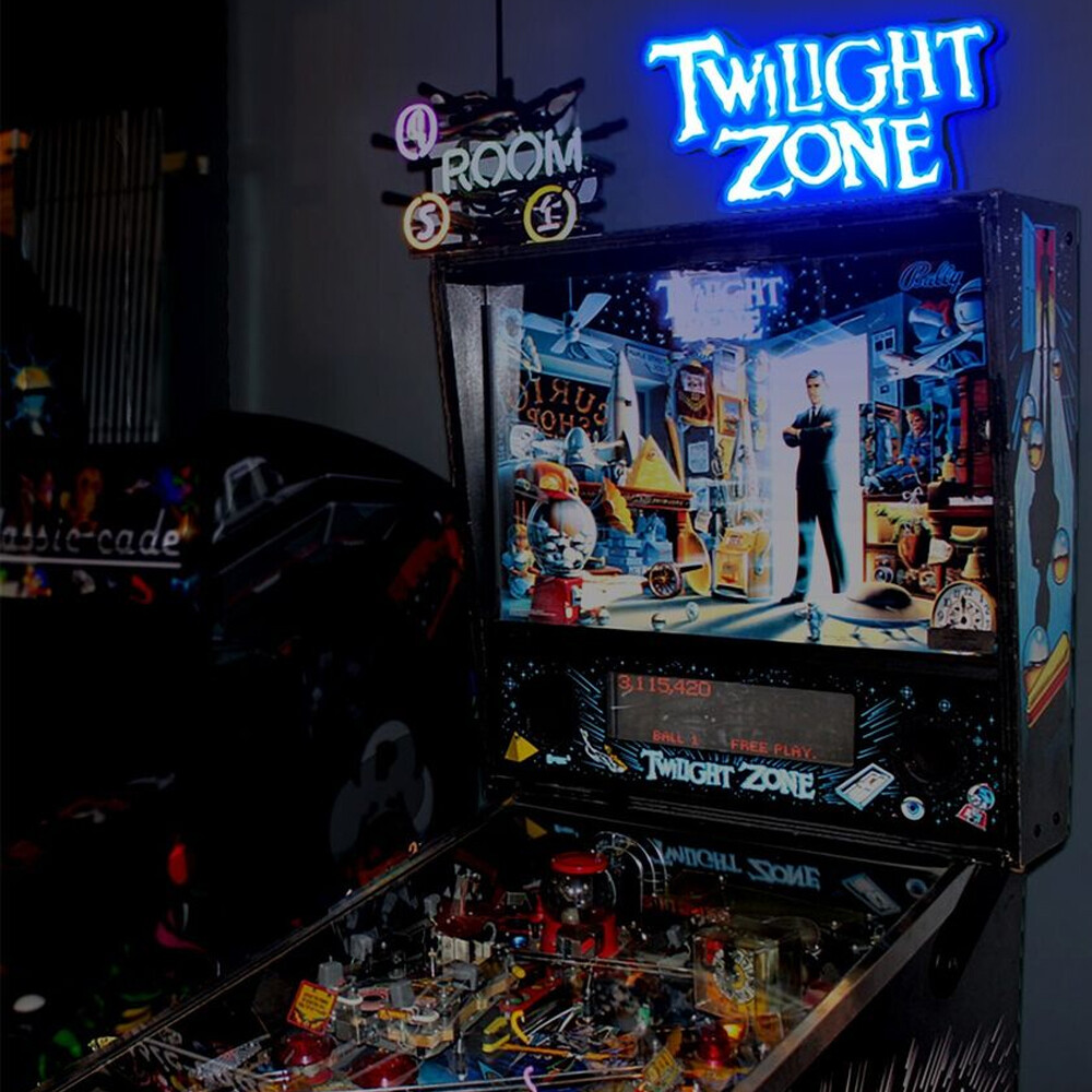 Twilight Zone Pinball Topper 3D Printed Led Lightbox Arcade Game Room Decor