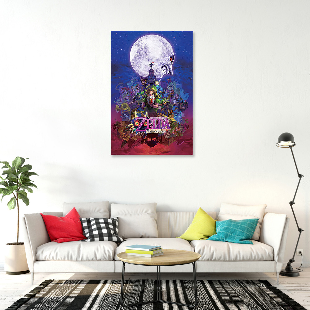 The Legend Of Zelda: Majora’s Mask – Gaming Poster (Link) (Size: 24″ x 36″)