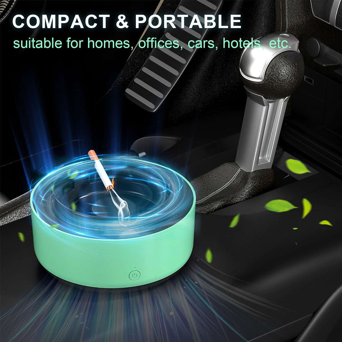2 in 1 Multifunctional Smokeless Ashtray Purifier Ashtrays with Filter Purifier