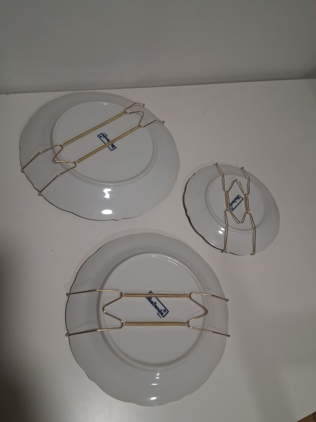 Vintage Blue And White Danube China Japan Mini Gallery Wall Plates Cottagecore