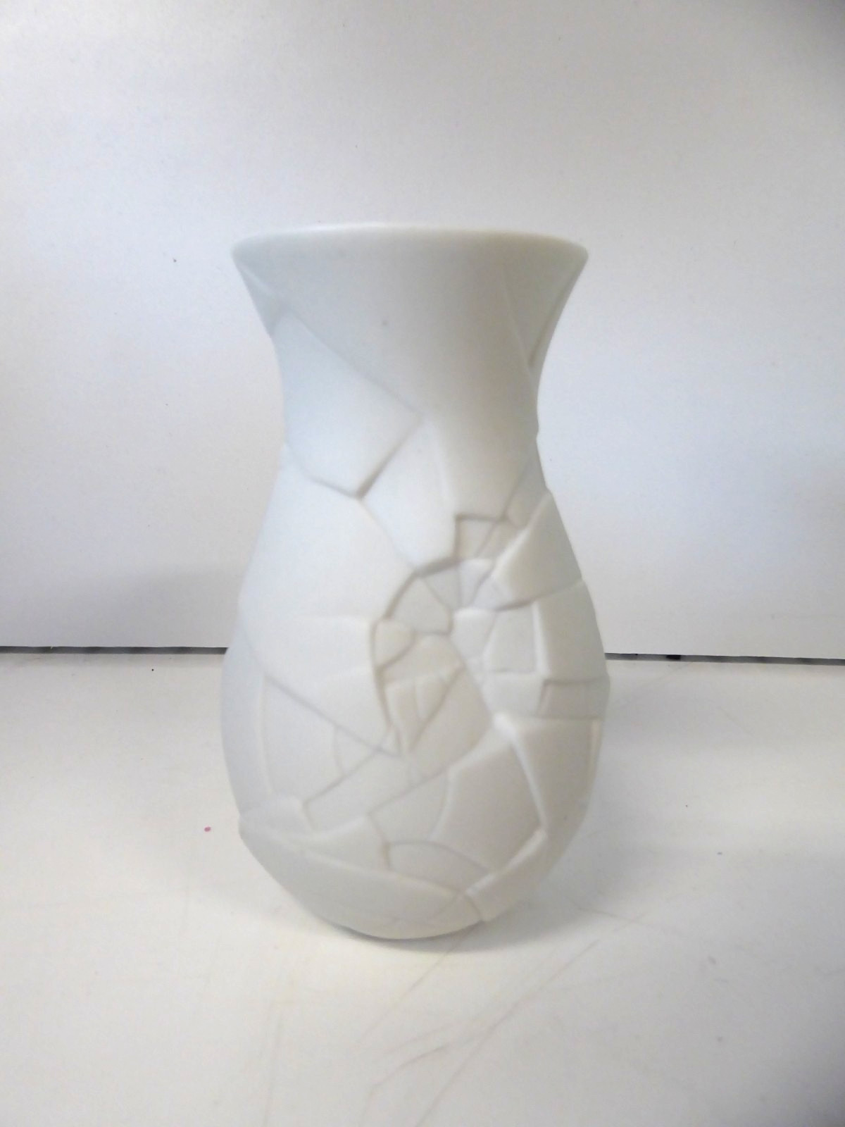 Rosenthal Vase Of Phases Miniature Porcelain White Satin 4 inches