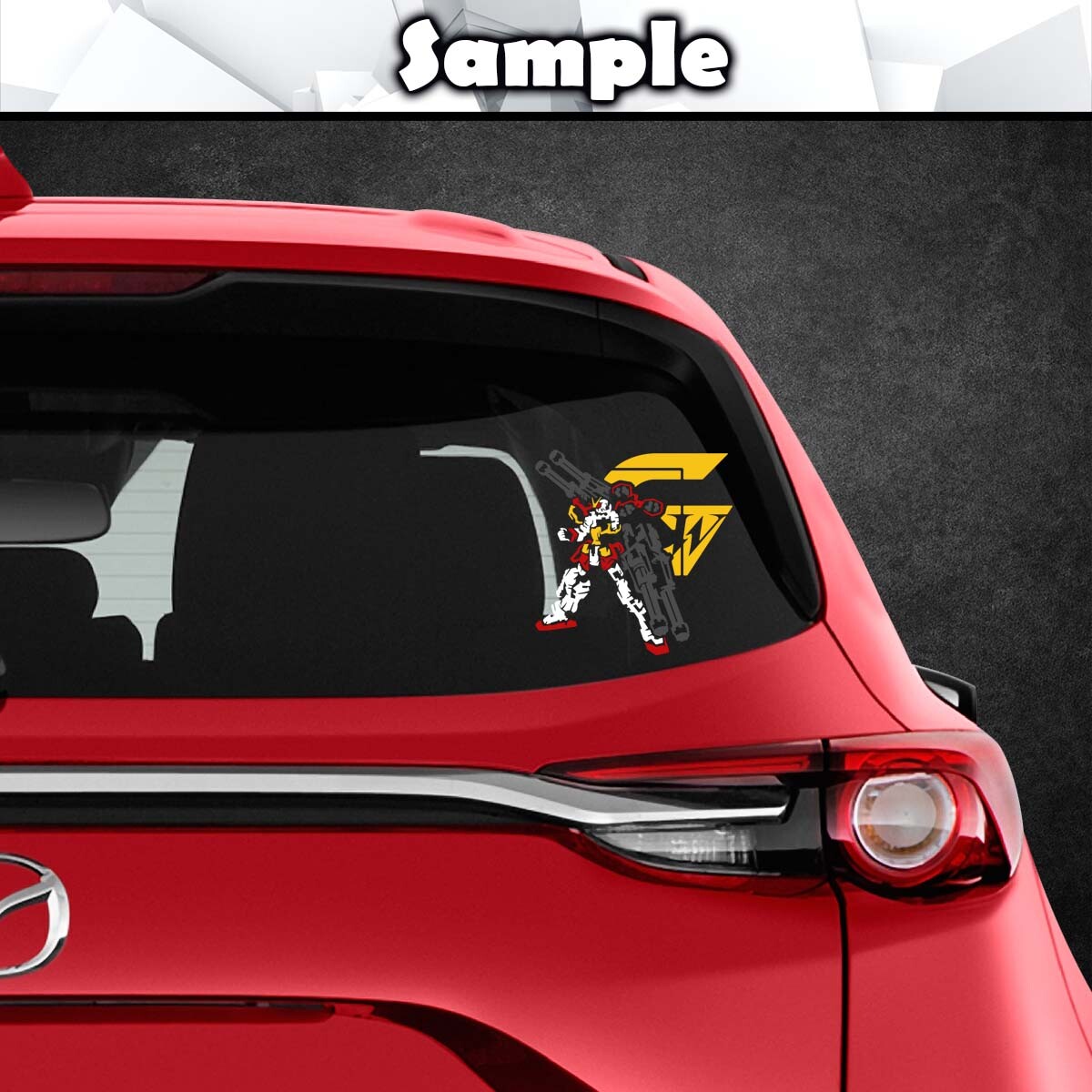 Gundam Heavyarms Customized Vinyl Decal (Anime Mecha Car Laptop PC Tower Decor)