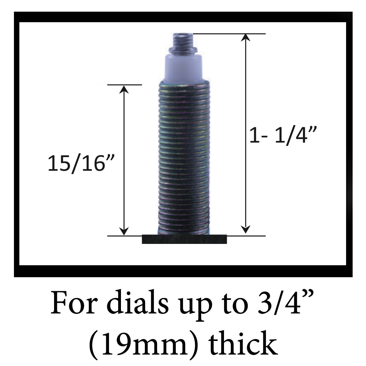 USA Takane Pendulum Clock Movements Kit and More, 1 1/4″ Shaft Length (Set of 3)