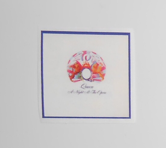 Queen A Night at the Opera Small Sticker (square) 1.5×1.5 Freddie Mercury