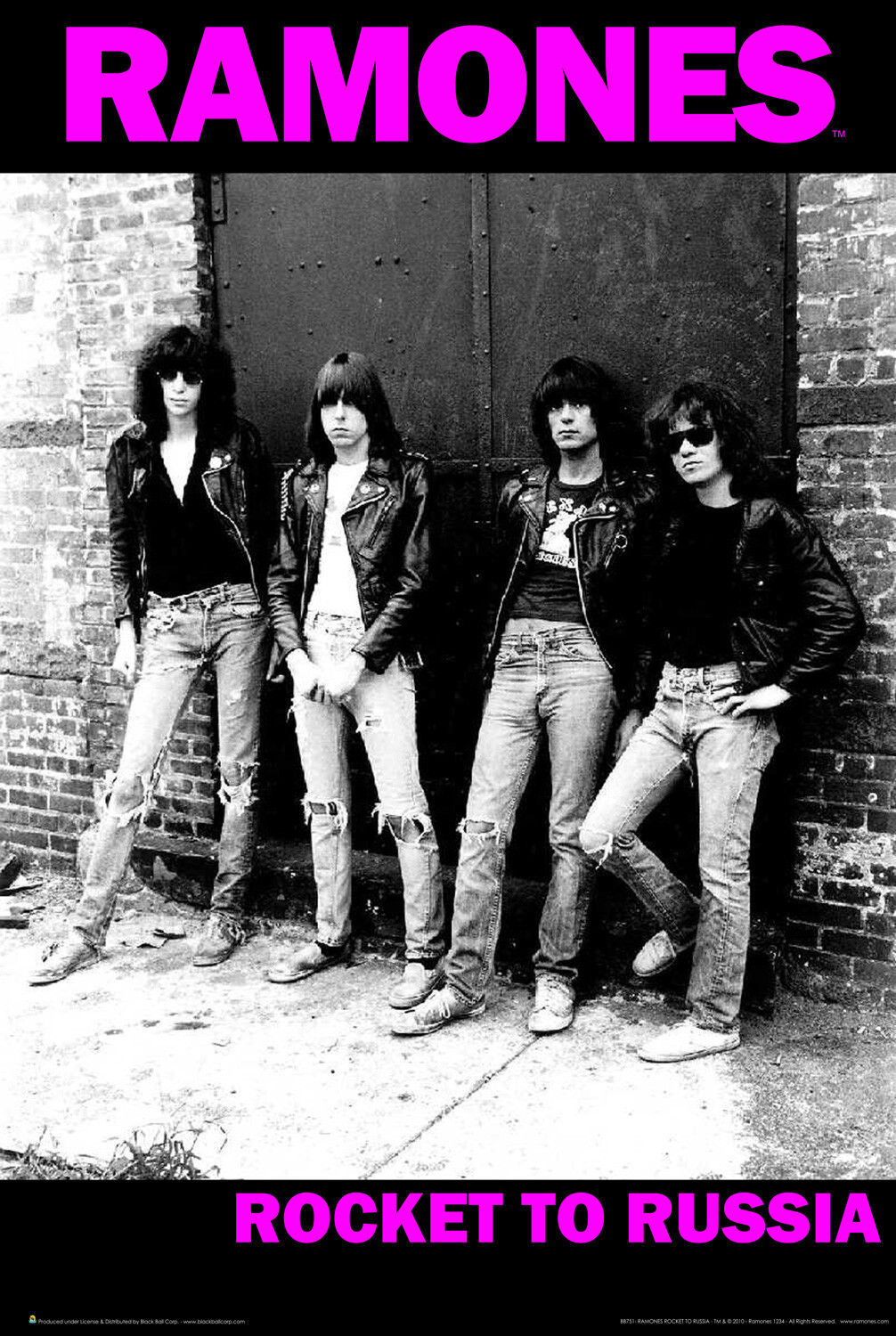 Ramones Rocket To Russia Poster 24in x 36in