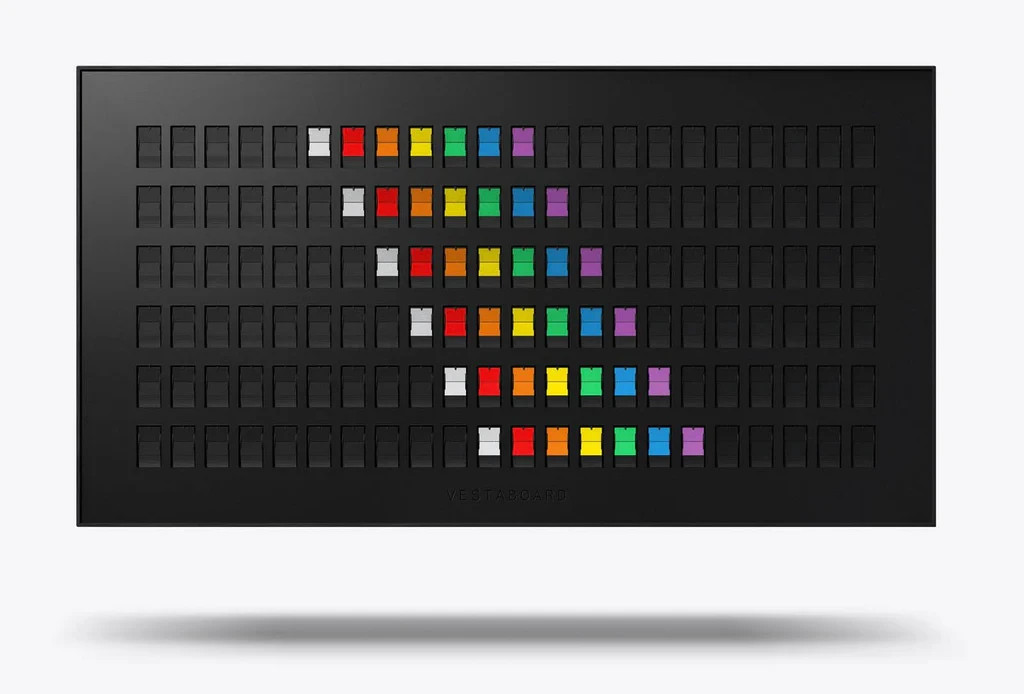 Vestaboard Smart Messaging Display Board – Black