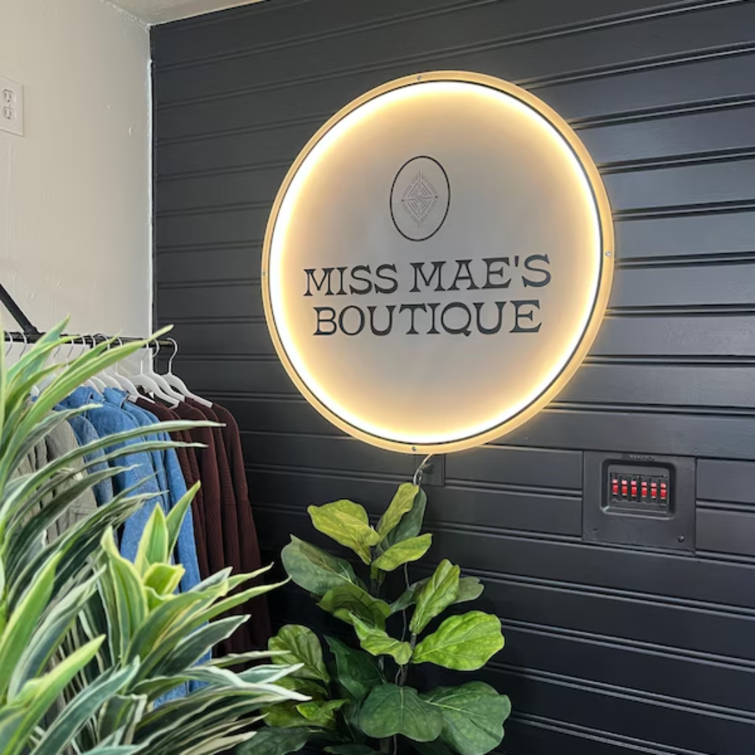 Custom Business Logo Neon Sign Personalized LED Wall Decor | Storefront Branding