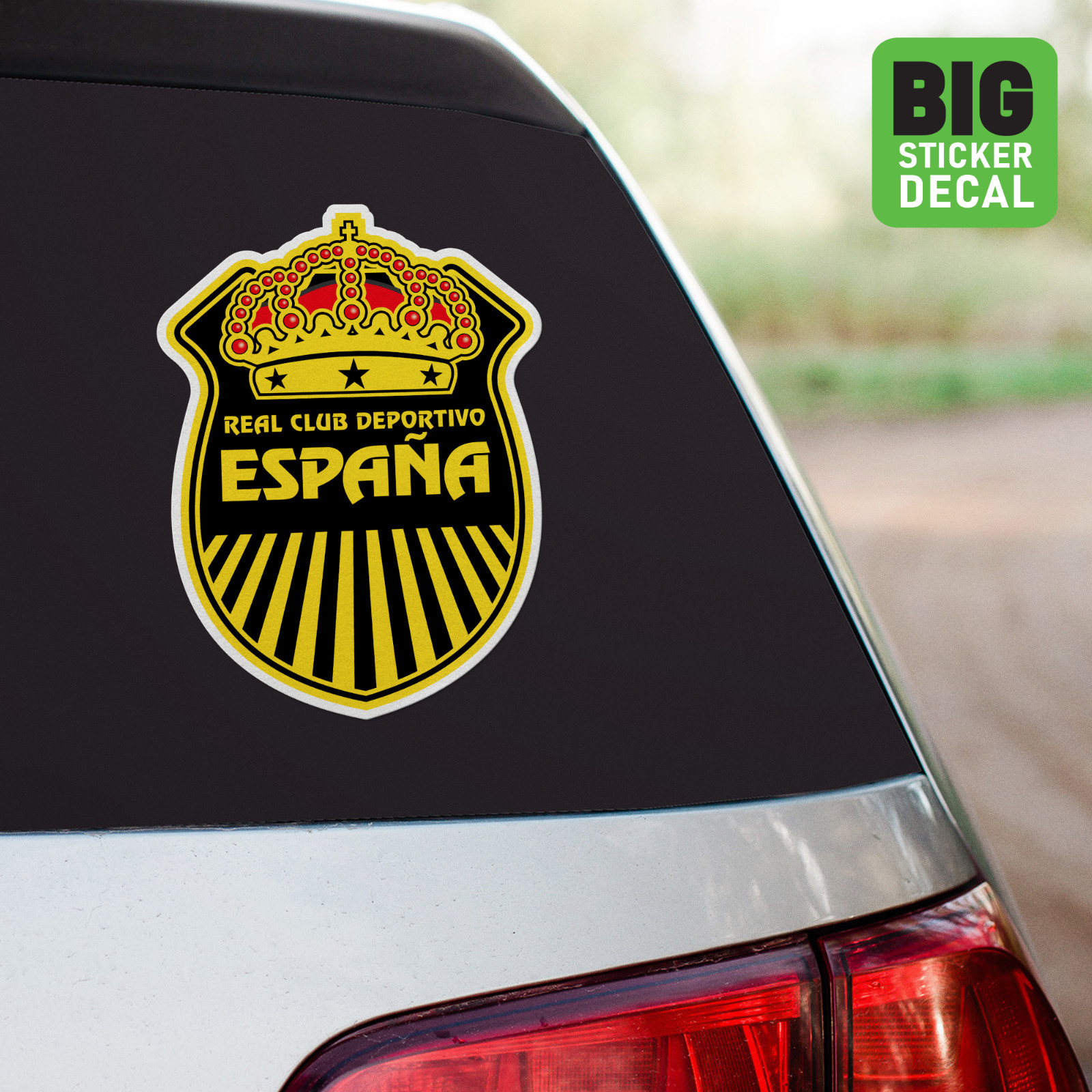 Real España Honduras Big Laminated Vinyl Sticker Car Decal Calcomania Carro