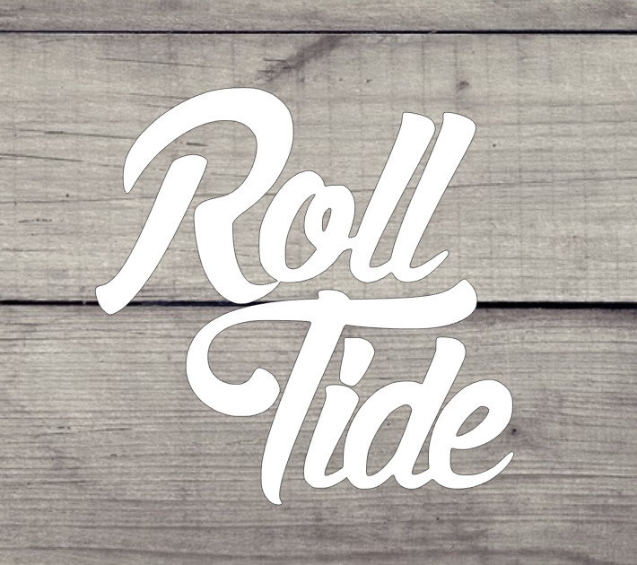 Alabama Roll Tide Decal – Bama – Yeti / Auto / Cell phone – Crimson Tide