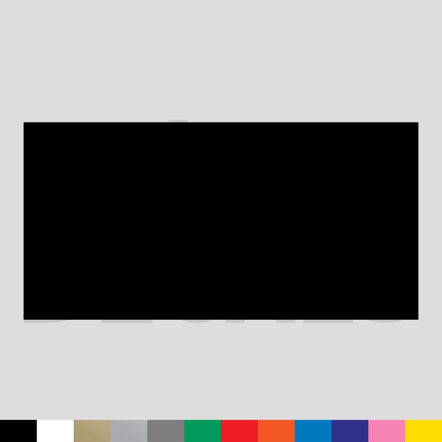 Rectangle Vinyl Die Cut Decal Sticker – Shape