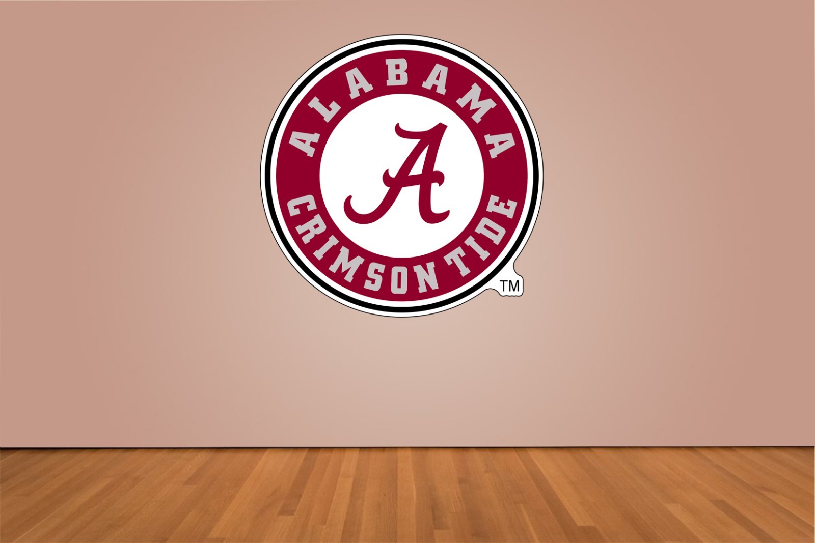Alabama Crimson Tide Flag Indoor Wall Vinyl Decal Sticker 5 – 52″